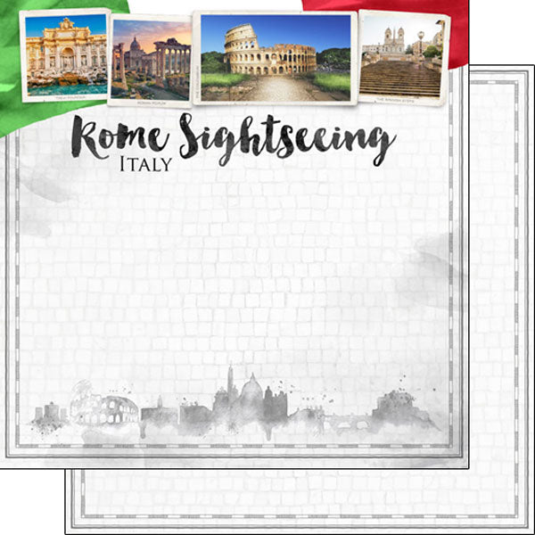 Italy ROME MEMORIES KIT Papers and Stickers 12pc