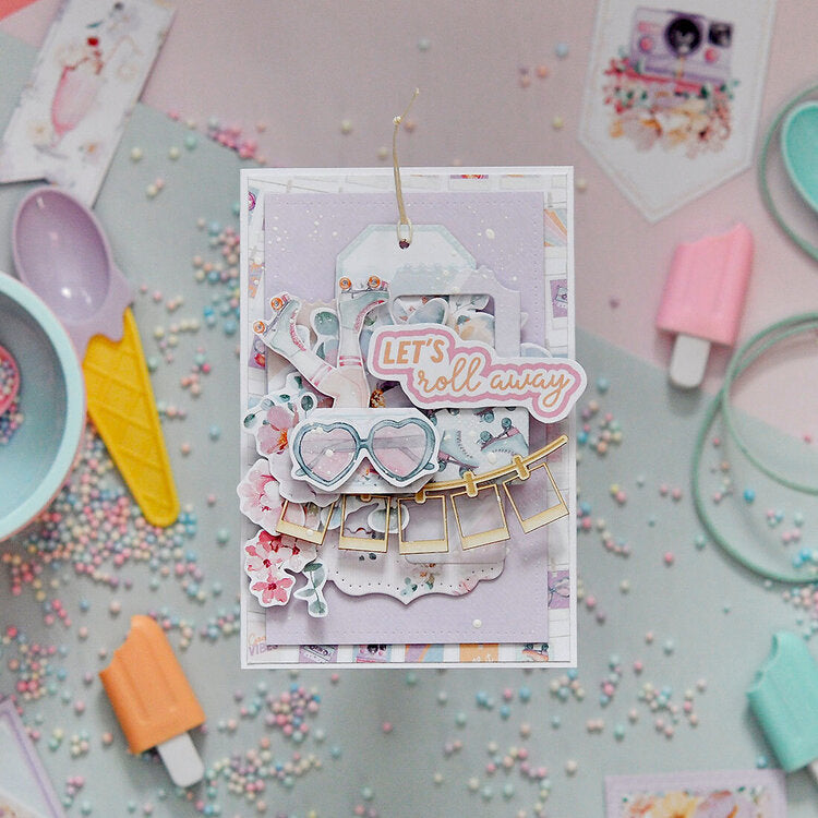 P13 HAVE FUN 12"X12" Cutouts Scrapbook Paper 07 Scrapbooksrus Idea