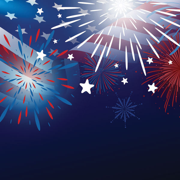 FIREWORKS AT NIGHT 4th of July 12"X12" Scrapbook Customs Paper