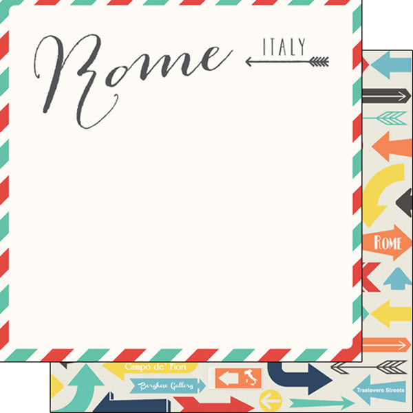 Italy ROME MEMORIES KIT Papers and Stickers 12pc