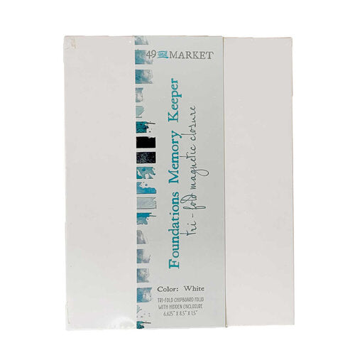 49 and Market Foundation MEMORY KEEPER TRI-FOLD MAGNETIC CLOSURE 6"X8" Album