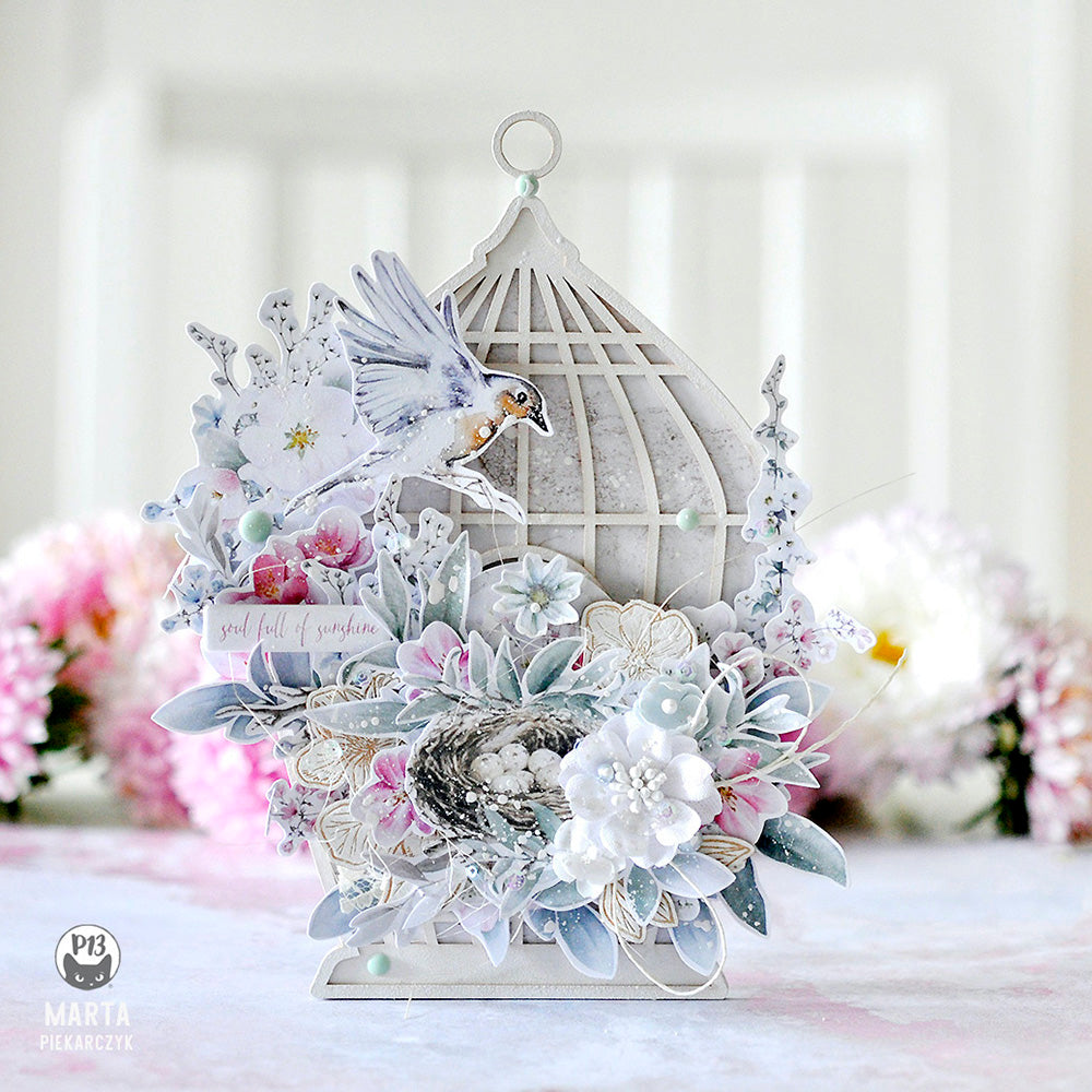 P13 BIRDHOUSE 12"X12" Designer Paper Pack 14pc