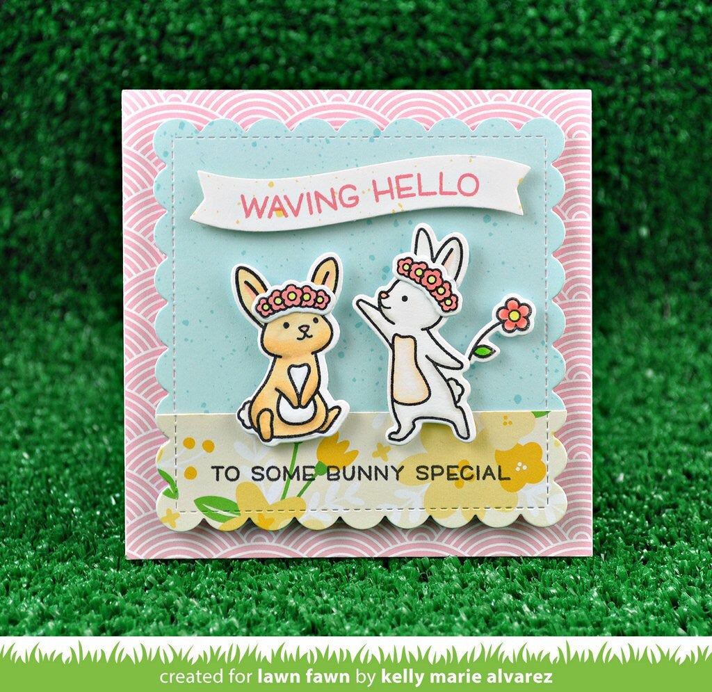 Lawn Fawn BUTTERFLY KISSES Clear Stamps 4"X6" Scrapbooksrus