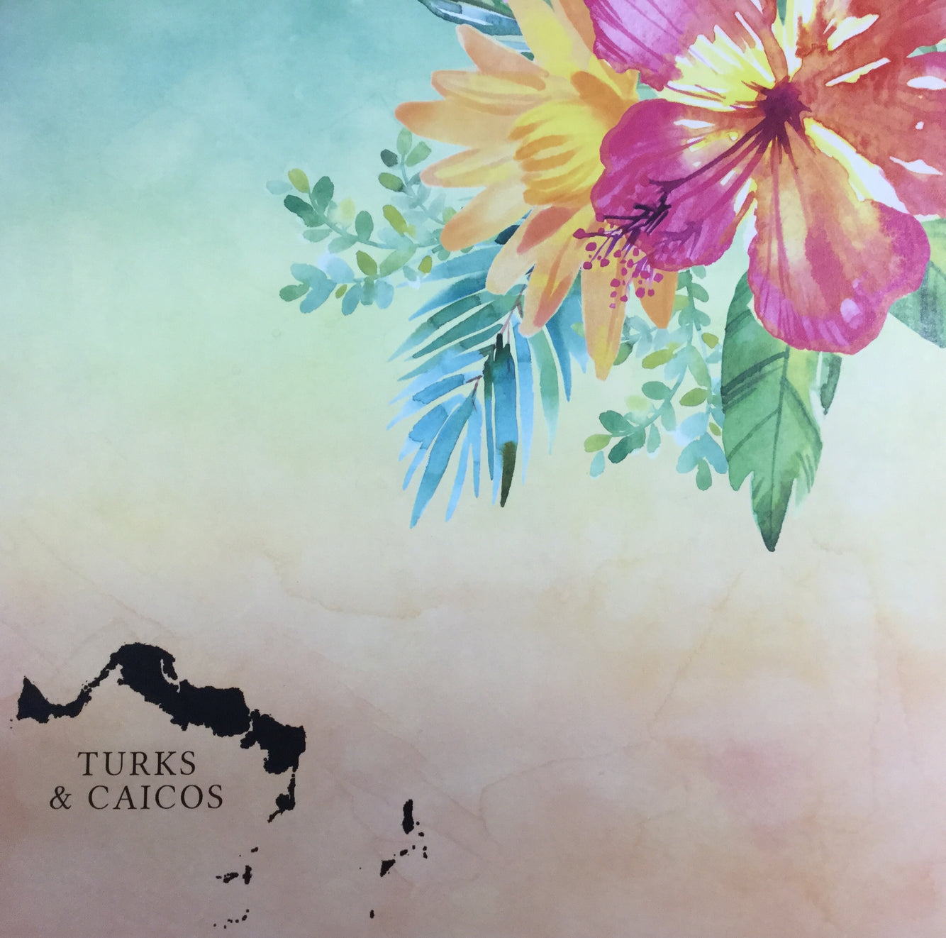 Scrapbook Customs TURKS & CAICOS Getaway 12"X12" Tropical Paper Pack