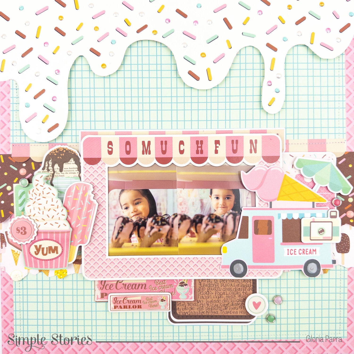 Simple Stories RETRO SUMMER 12"X12" Collection Kit 104pc