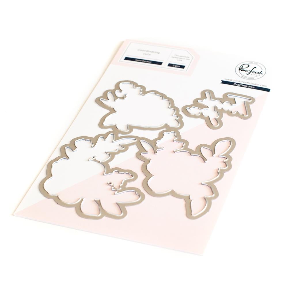 Pinkfresh Studio YOU’RE THE BEST Stamp & Die Set 7pc