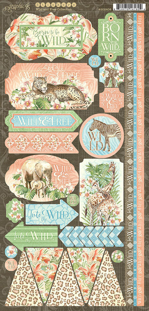 Graphic 45 WILD AND FREE 12X12 Collection Pack