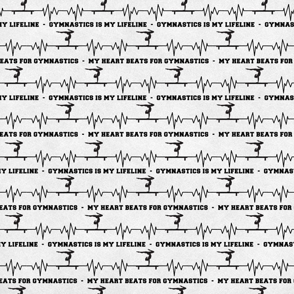 Neon Sports GYMNASTICS KIT 12"X12" Scrapbook Paper 12 Sheets