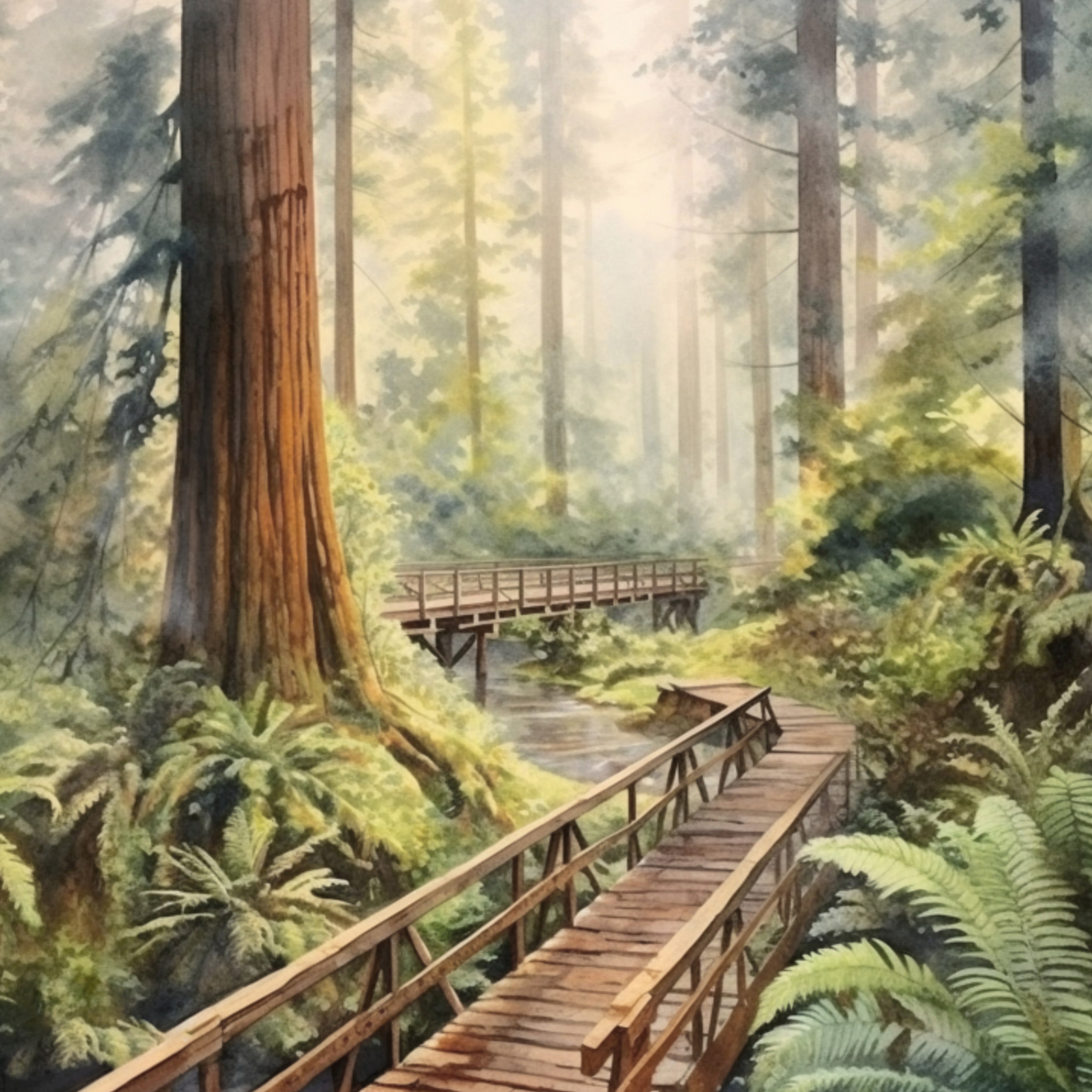 Scrapbooksrus REDWOODS & CALIFORNIA KIT 12pc 12"x12" Scrapbook Paper