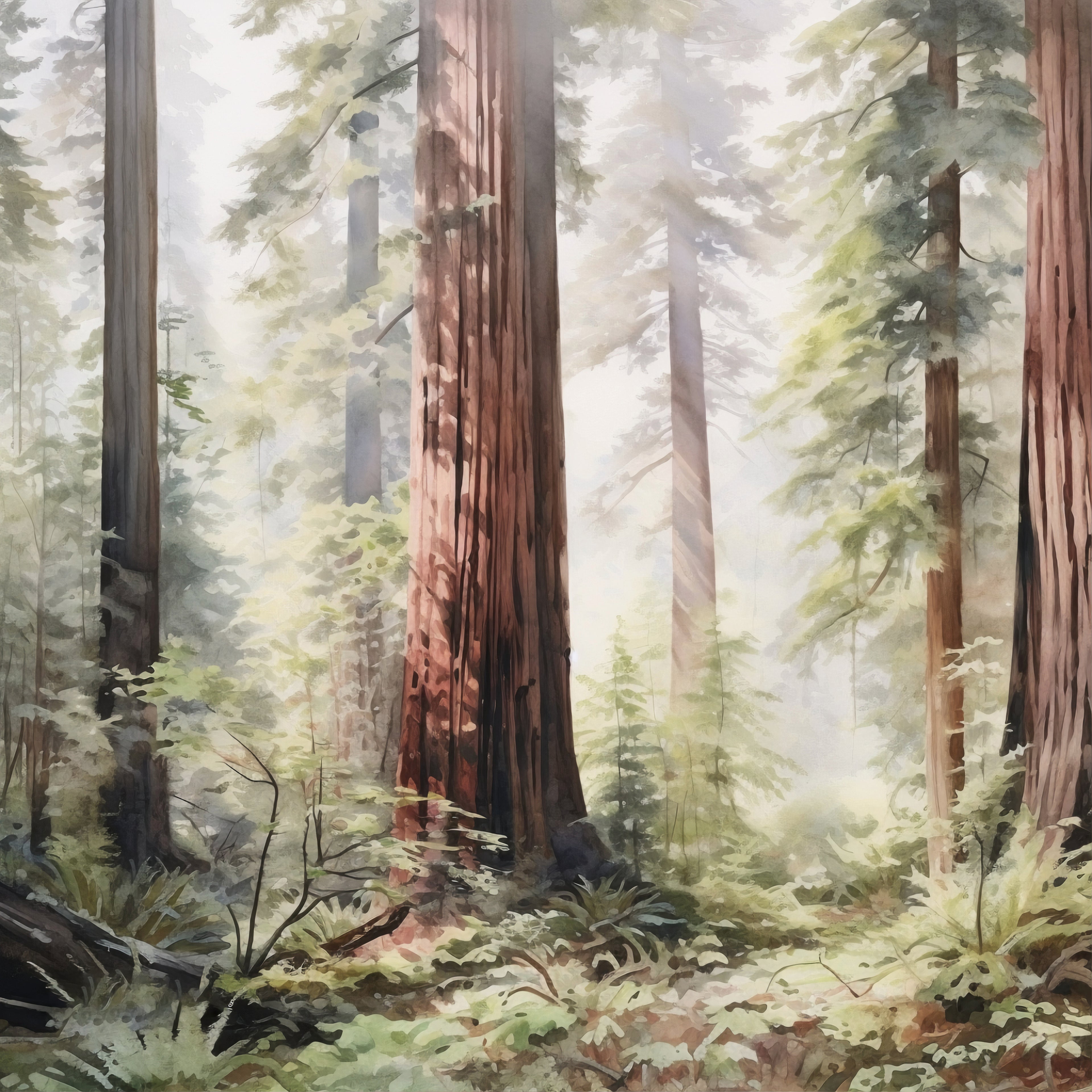 Scrapbooksrus REDWOODS & CALIFORNIA KIT 12pc 12"x12" Scrapbook Paper