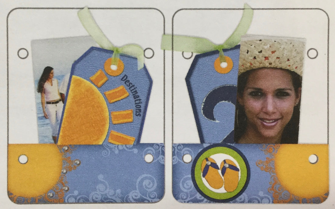 Storytellers Clear Acrylic OCEAN BREEZE Scrapbook Album Scrapbooksrus