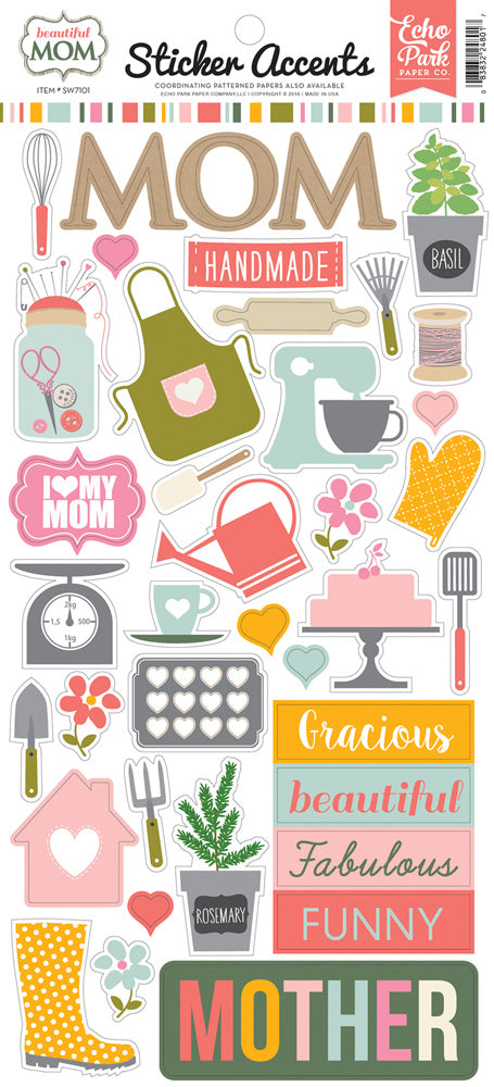 Echo Park BEAUTIFUL MOM 12"X12" Scrapbook Kit