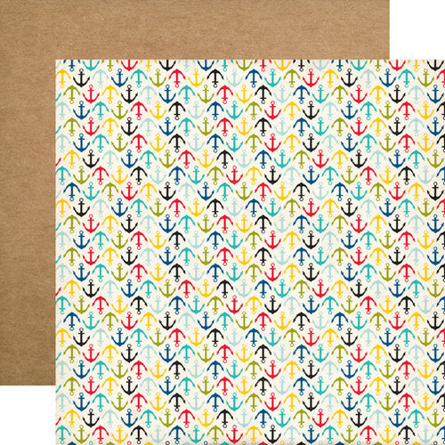 Echo Park Pirate’s Life ANCHORS AWAY 12"x12" Paper Scrapbooksrus