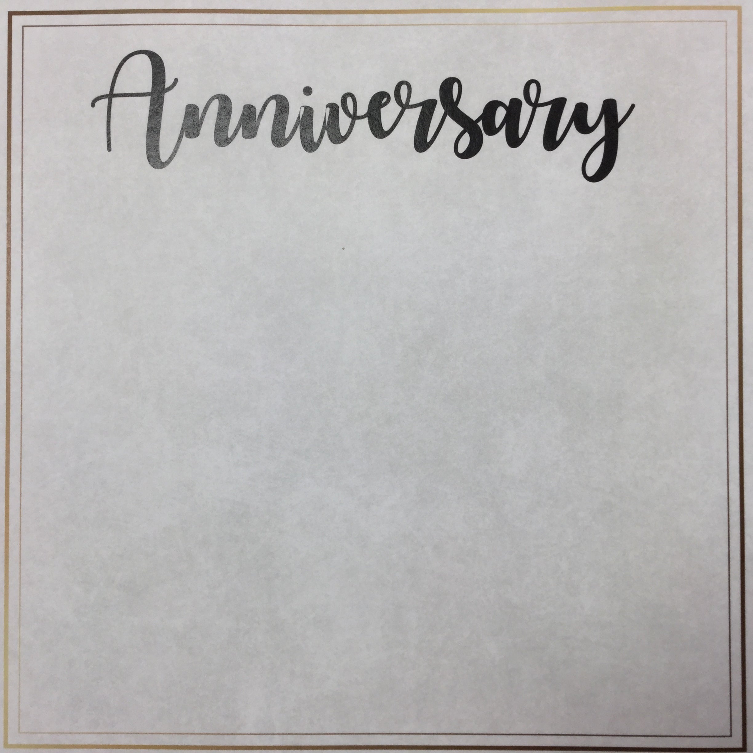 ANNIVERSARY SCRIPT 12"X12" Scrapbook Customs Paper Scrapbooksrus