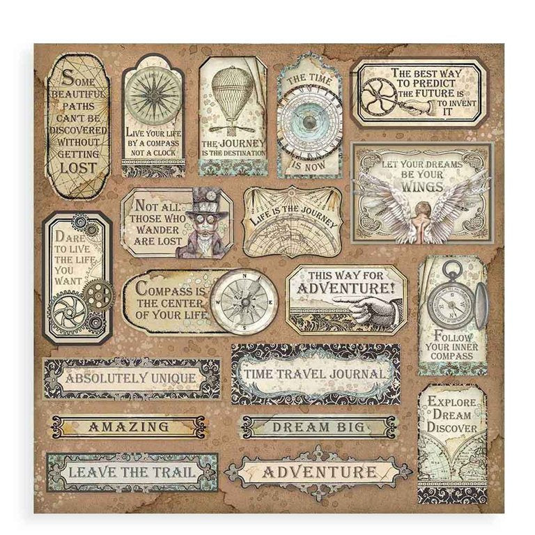 Stamperia SIR VAGABOND 12"X12" Paper Pad Scrapbooksrus