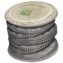 Melissa Frances Embellishments White RIBBONS & TRIMS 1yd Scrapbooksrus