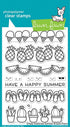 Lawn Fawn SIMPLY CELEBRATE SUMMER Clear Stamps 13pc Scrapbooksrus