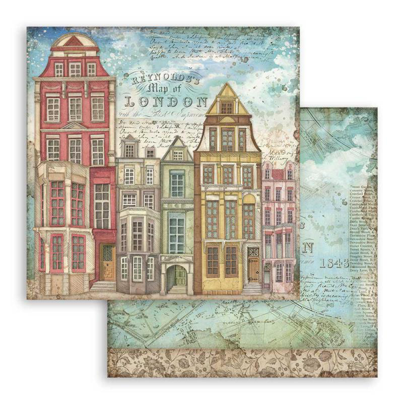 Stamperia LADY VAGABOND 12"X12" Paper Pad
