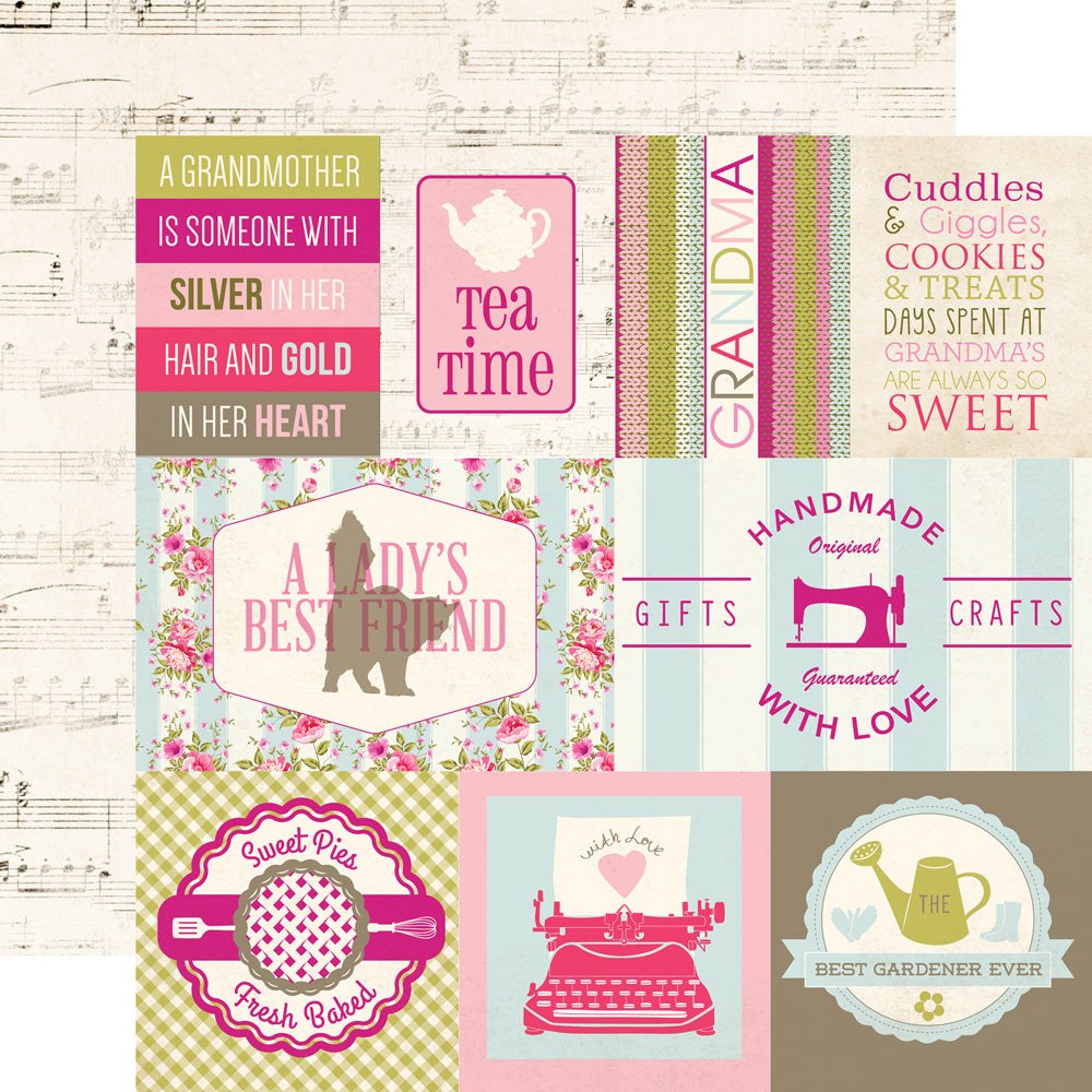 Echo Park GRANDMA 12"X12" Scrapbook Kit