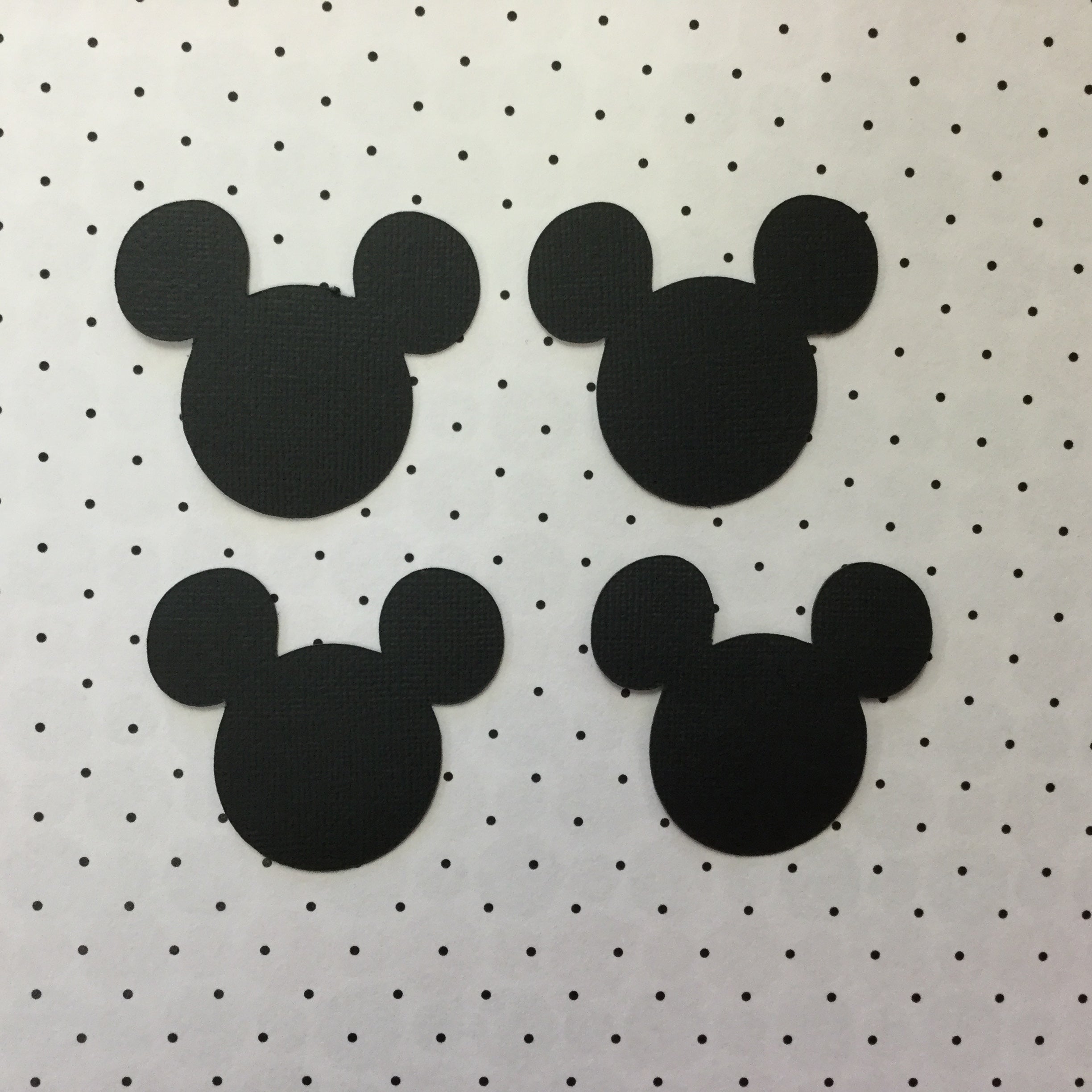 Disney MICKEY 1” Custom Die Cut Embellishment 10pc Scrapbooksrus