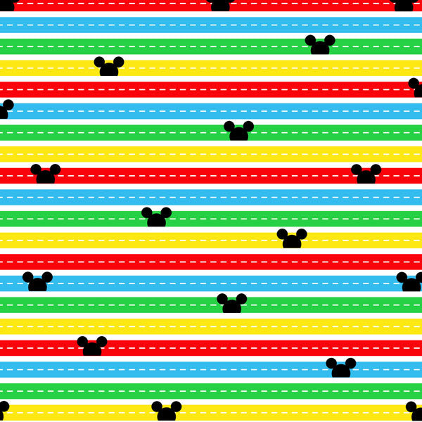 Disney MAGICAL STRIPE DS 12"X12" Paper Scrapbooksrus