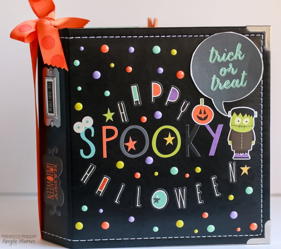 Sn@p Studios by Simple Stories 6”X8” Sn@p Album BLACK Scrapbooksrus