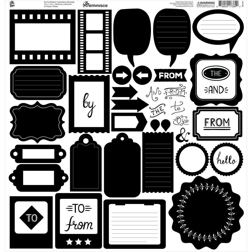 Reminisce LIFE IS GOOD Scrapbook Paper Pack 2pc Scrapbooksrus