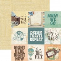 Simple Stories Simple Vintage Traveler 12"x12" COLLECTION KIT Scrapbooksrus