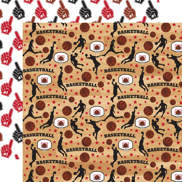 Echo Park 12"x12" BASKETBALL 13pc COLLECTION KIT Scrapbooksrus