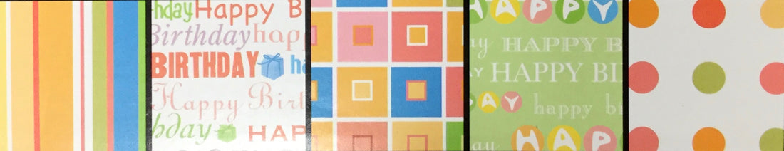 DCWV Cardstock Stack BIRTHDAY Paper Pad Scrapbooksrus