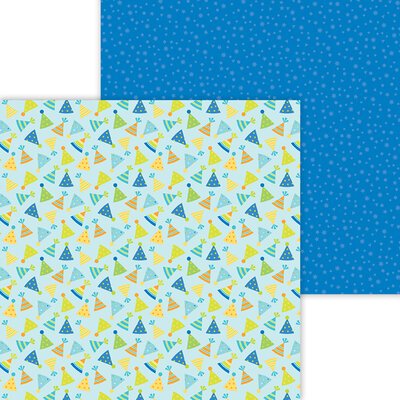 Doodlebug PARTY TIME Collection 12X12 Paper Pack 13pc. Scrapbooksrus