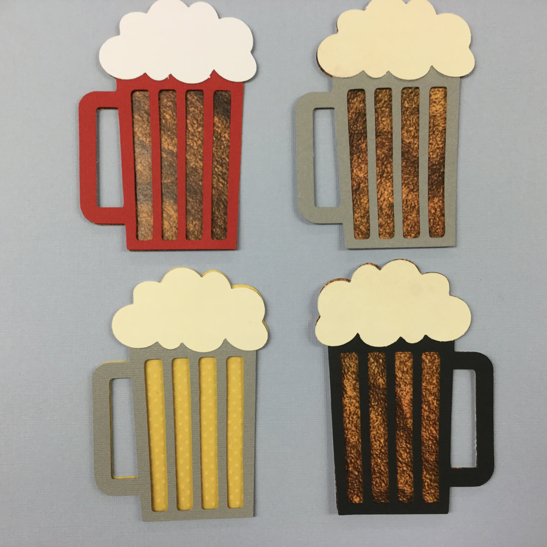 BEER MUGS Custom Scrapbook Die Cuts Scrapbooksrus