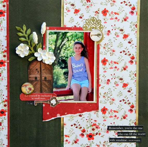 Kaisercraft ENCHANTED Curios Glass Gems 6 pc Scrapbooksrus