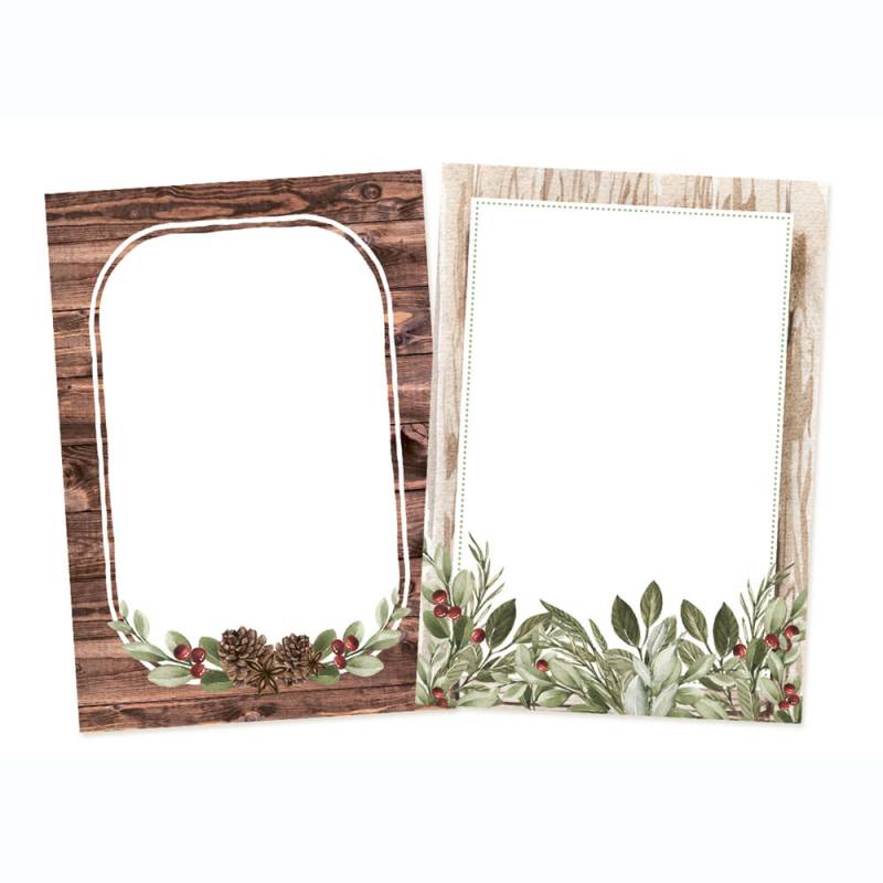 P13 The Four Seasons WINTER Paper Cards 10pc. Scrapbooksrus