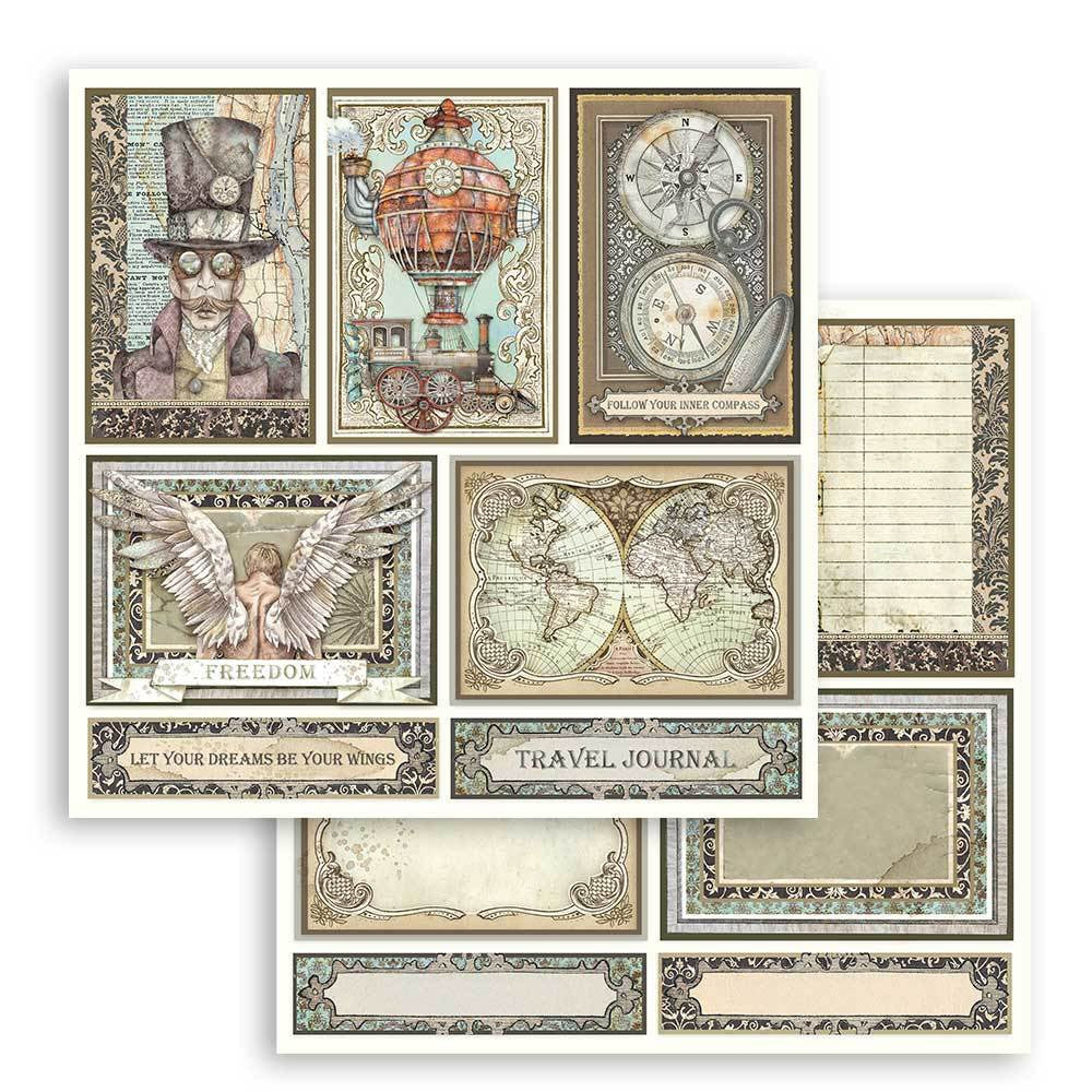Stamperia SIR VAGABOND 12"X12" Paper Pad Scrapbooksrus