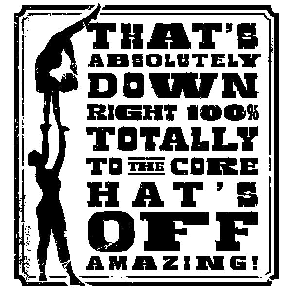 Inkadinkado Circus KUDOS Clear Mini Stamps 1pc Scrapbooksrus