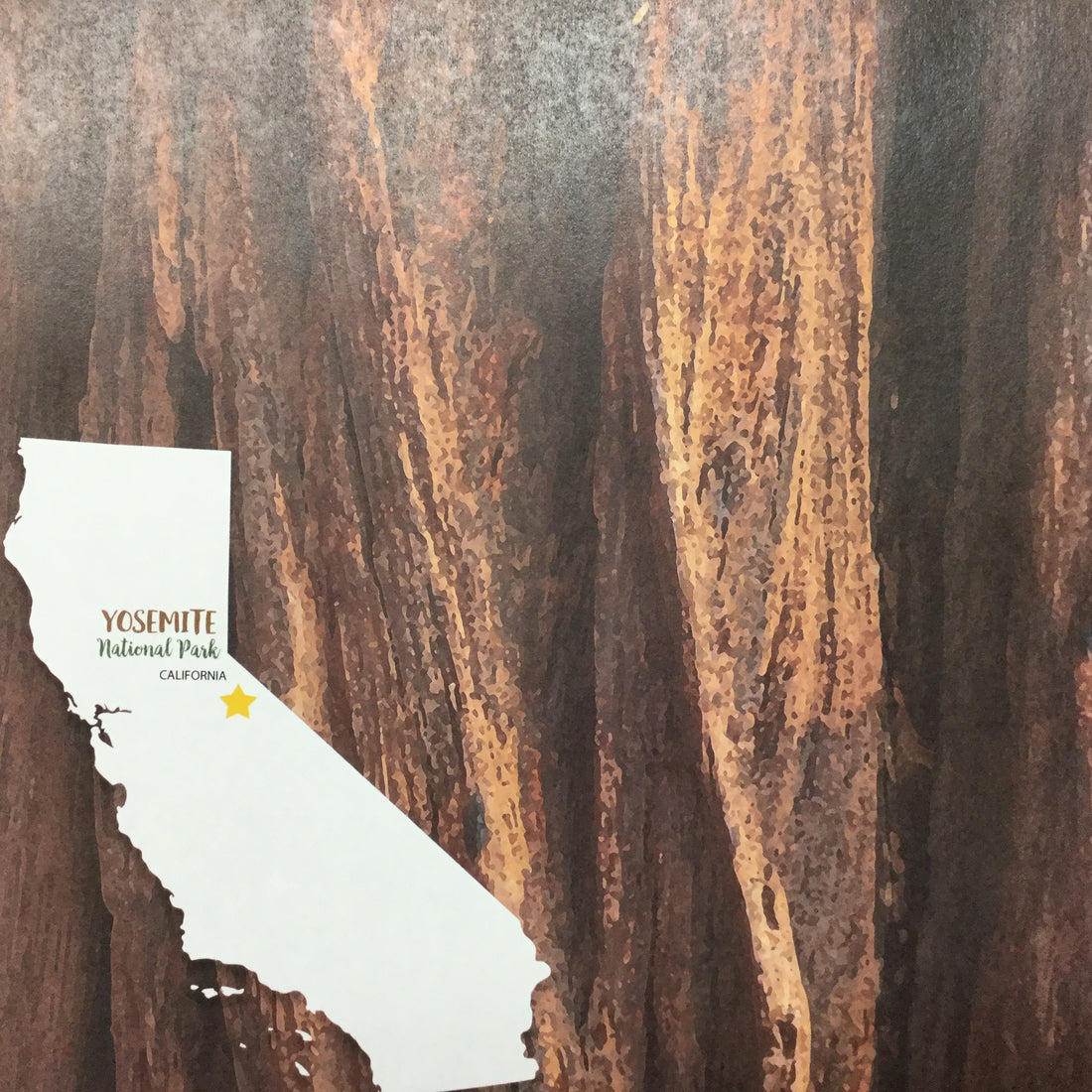 YOSEMITE California National Monument 12"X12" Scrapbook Paper Scrapbooksrus