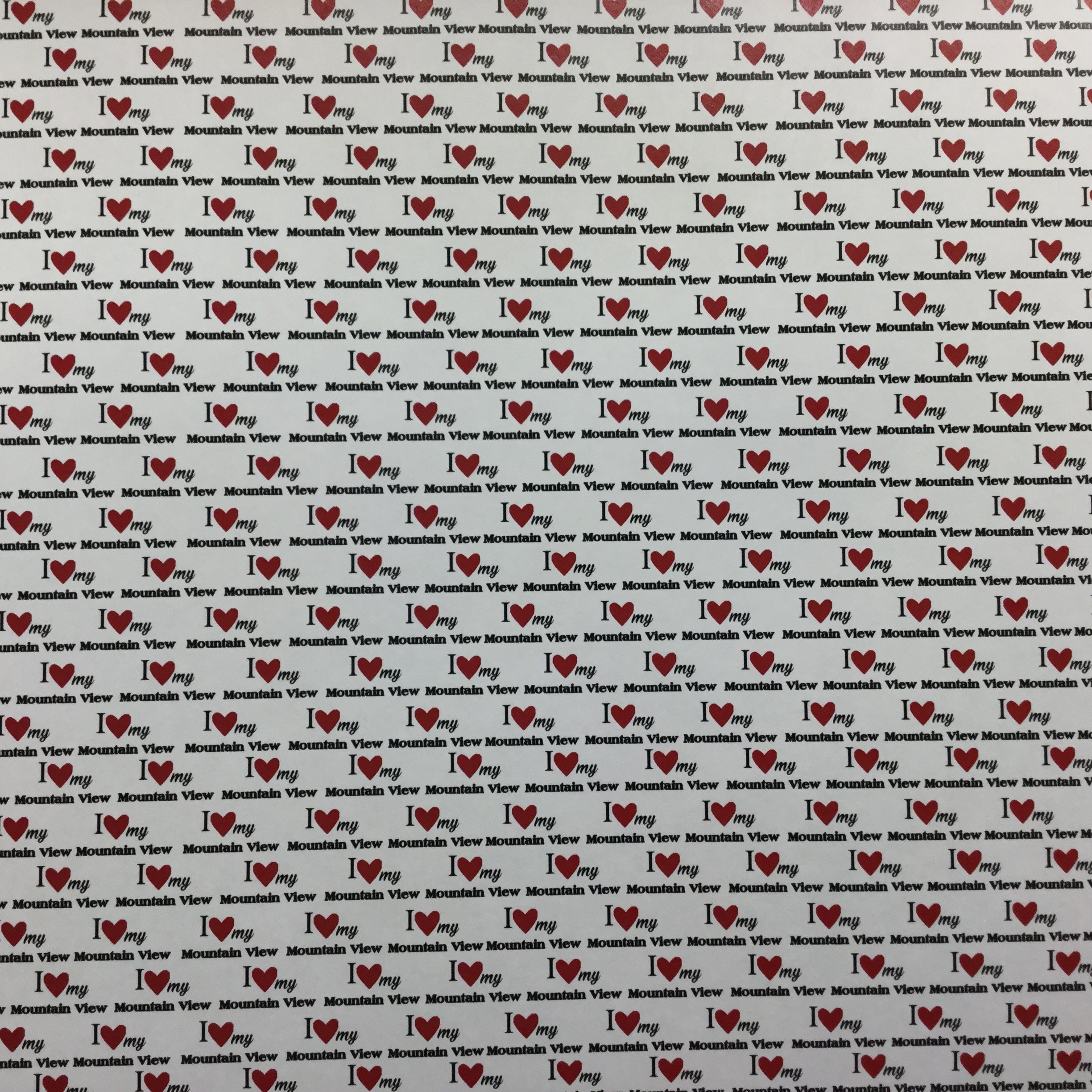 MOUNTAIN VIEW BASEBALL Pride Kit 12"X12" Scrapbook Paper