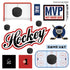 HOCKEY Doo Dads Stickers 12pc Scrapbooksrus