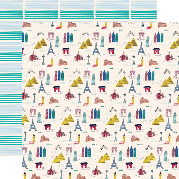 Carta Bella 12"x12" LET’S TRAVEL 13pc COLLECTION KIT Scrapbooksrus