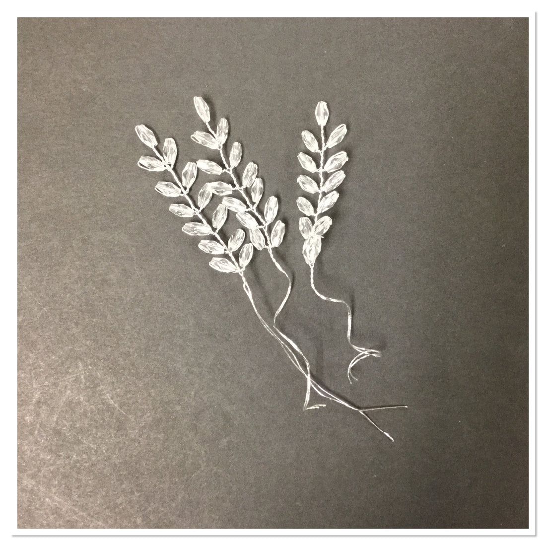 Clear Leaf 1.5” Embellishment Scrapbooksrus