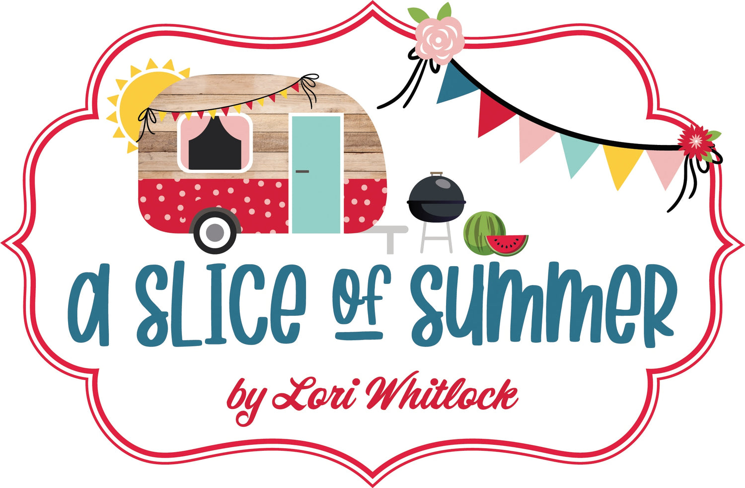 Echo Park 6"x12" A SLICE OF SUMMER Chipboard Accents 38pc Scrapbooksrus