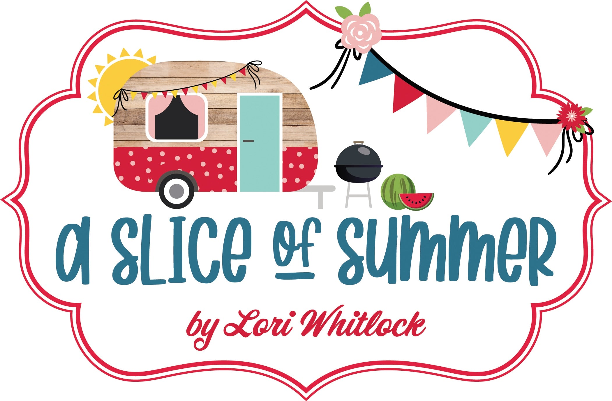 Echo Park 6"x12" A SLICE OF SUMMER Chipboard Accents 38pc Scrapbooksrus