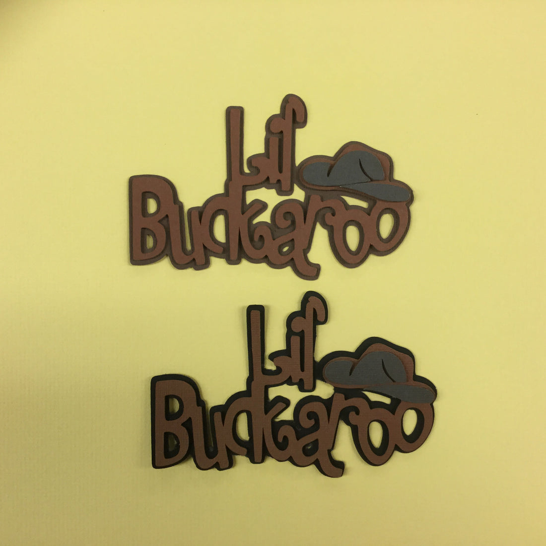 LIL BUCKAROO Cowboy Die Cut Scrapbooksrus