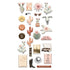 Prima GOLDEN DESERT Puffy Stickers 26pc Scrapbooksrus