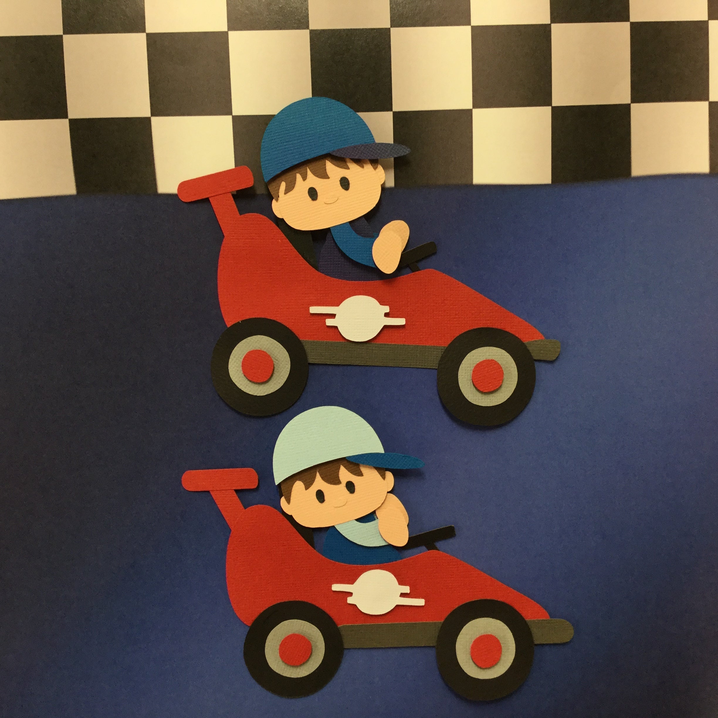 READY SET GO BOY Racing Scrapbook Die Cuts Scrapbooksrus