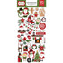 Echo Park 6"x12" CHRISTMAS MAGIC Chipboard Accents 34pc Scrapbooksrus