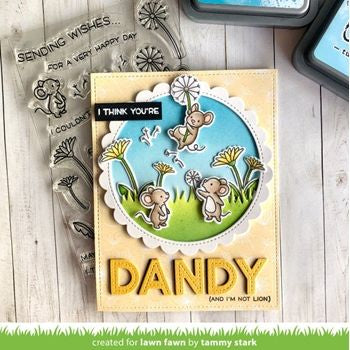 Lawn Fawn  DANDY DAY Clear Stamps 24pc Scrapbooksrus
