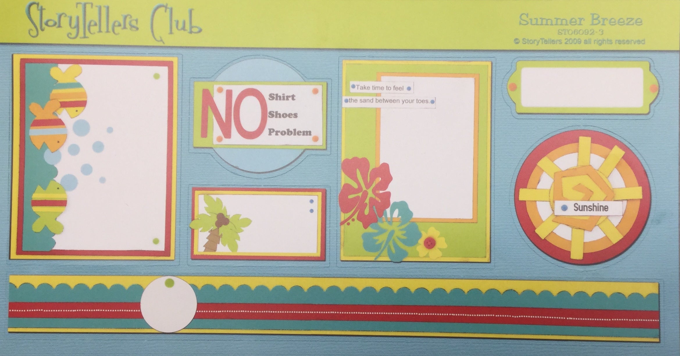 StoryTellers SUMMER BREEZE DieCuts 2-3 6"X13" Scrapbooksrus