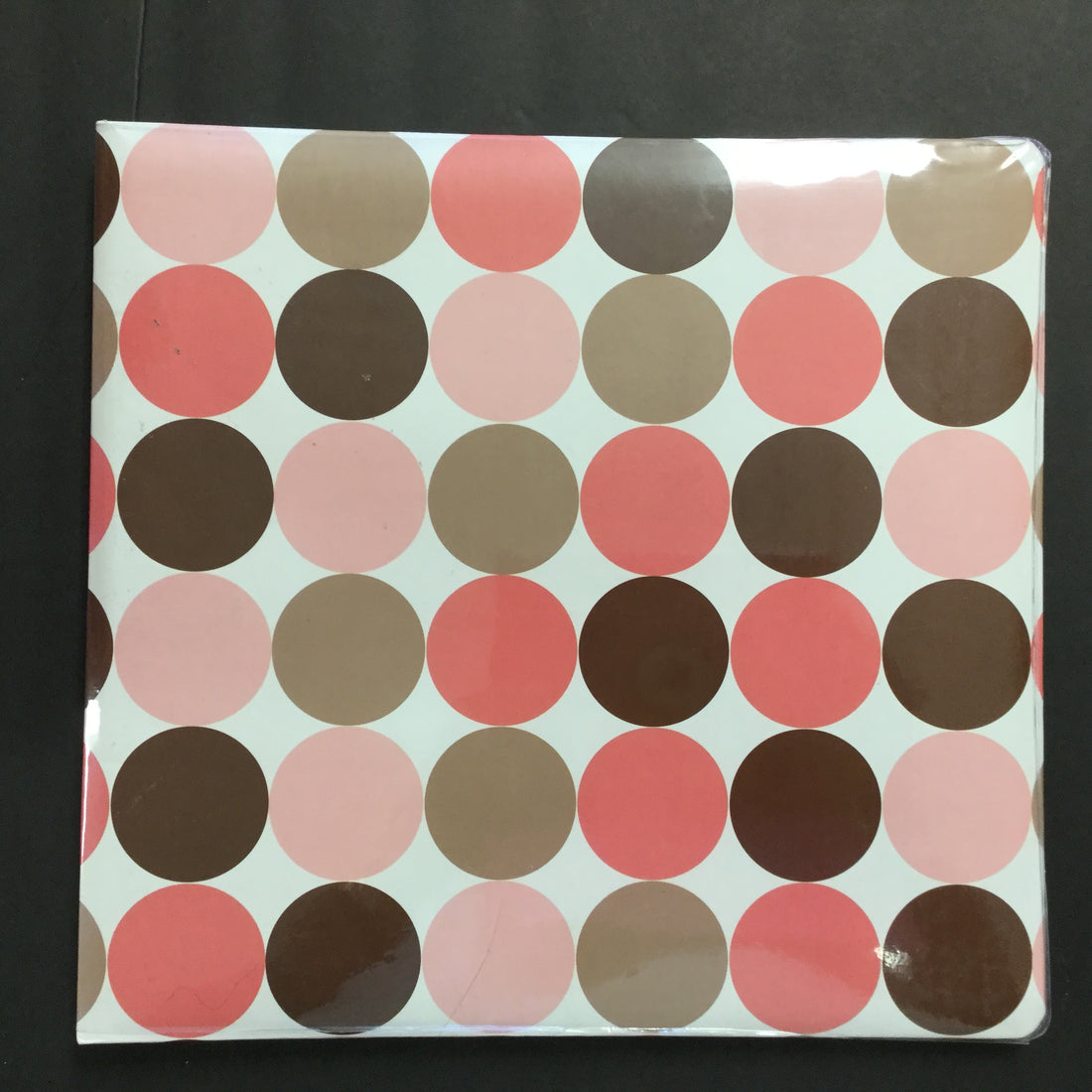 Dots & Stripes 12”x12” Scrapbook Album PINK Scrapbooksrus